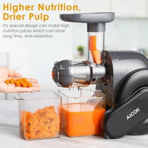 AICOK 150W Slow Masticating Juicer Extractor - Toytexx AICOK 150W Slow Masticating Juicer Extractor - Toytexx